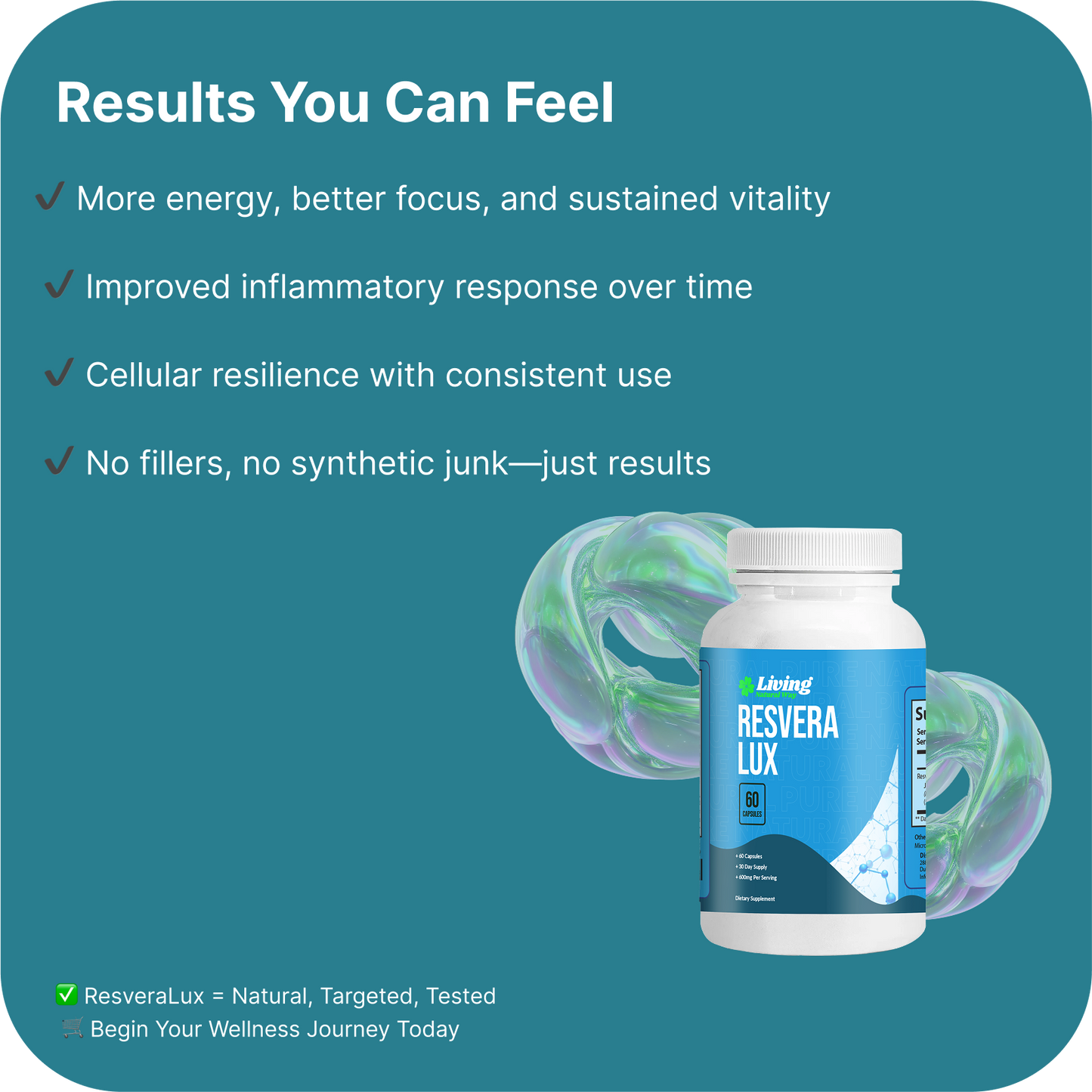 ResveraLux - Advanced Cellular Protection & Longevity Support