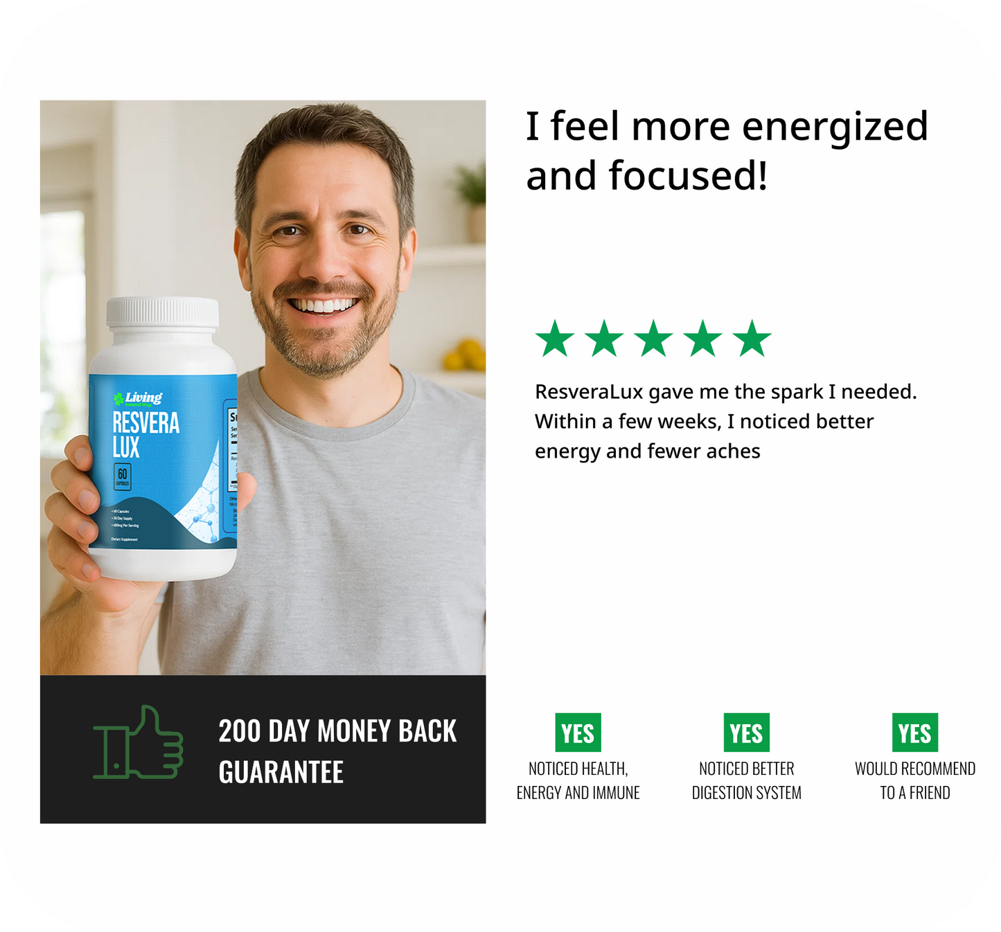 ResveraLux - Advanced Cellular Protection & Longevity Support