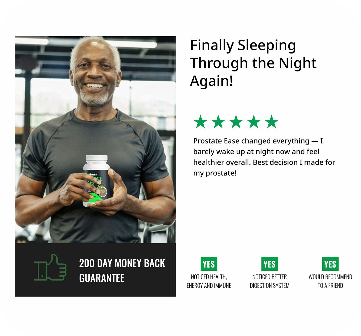 Pee Strong. Sleep Deep. Wake Up Energized.