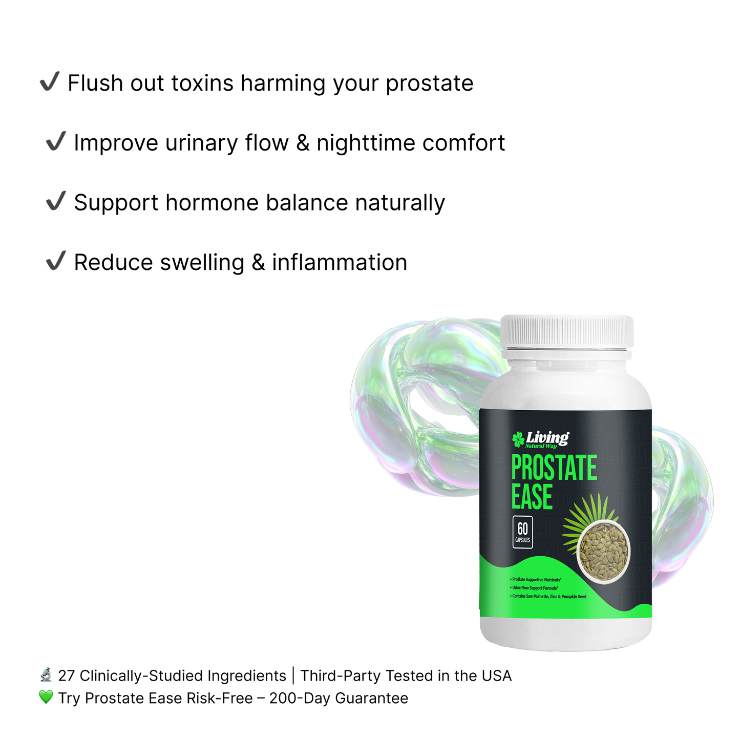 Pee Strong. Sleep Deep. Wake Up Energized.