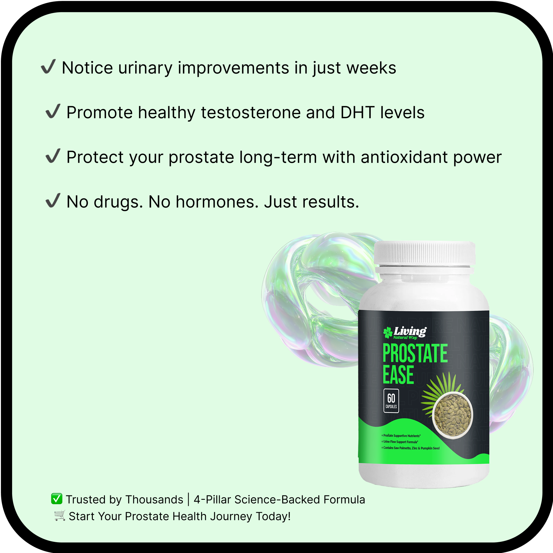 PROSTATEEASE – 100% NATURAL PROSTATE DETOX 